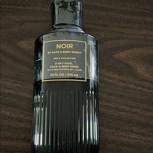 NWT Men’s Bath & Body Works Noir 3-in-1 Face, Hair & Body Wash